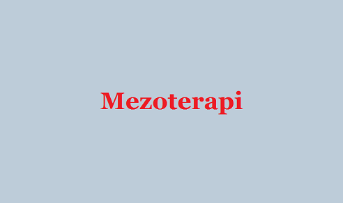 Mezoterapi
