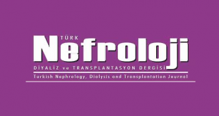 Türk Nefroloji Diyaliz ve Transplantasyon Dergisi