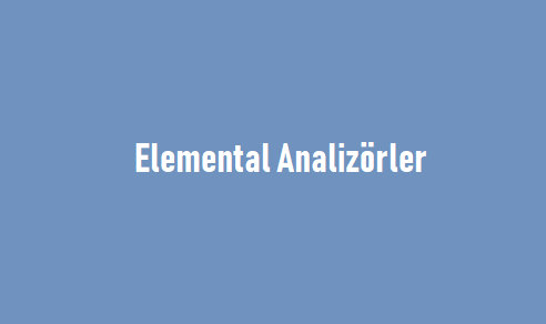 Elemental Analizörler