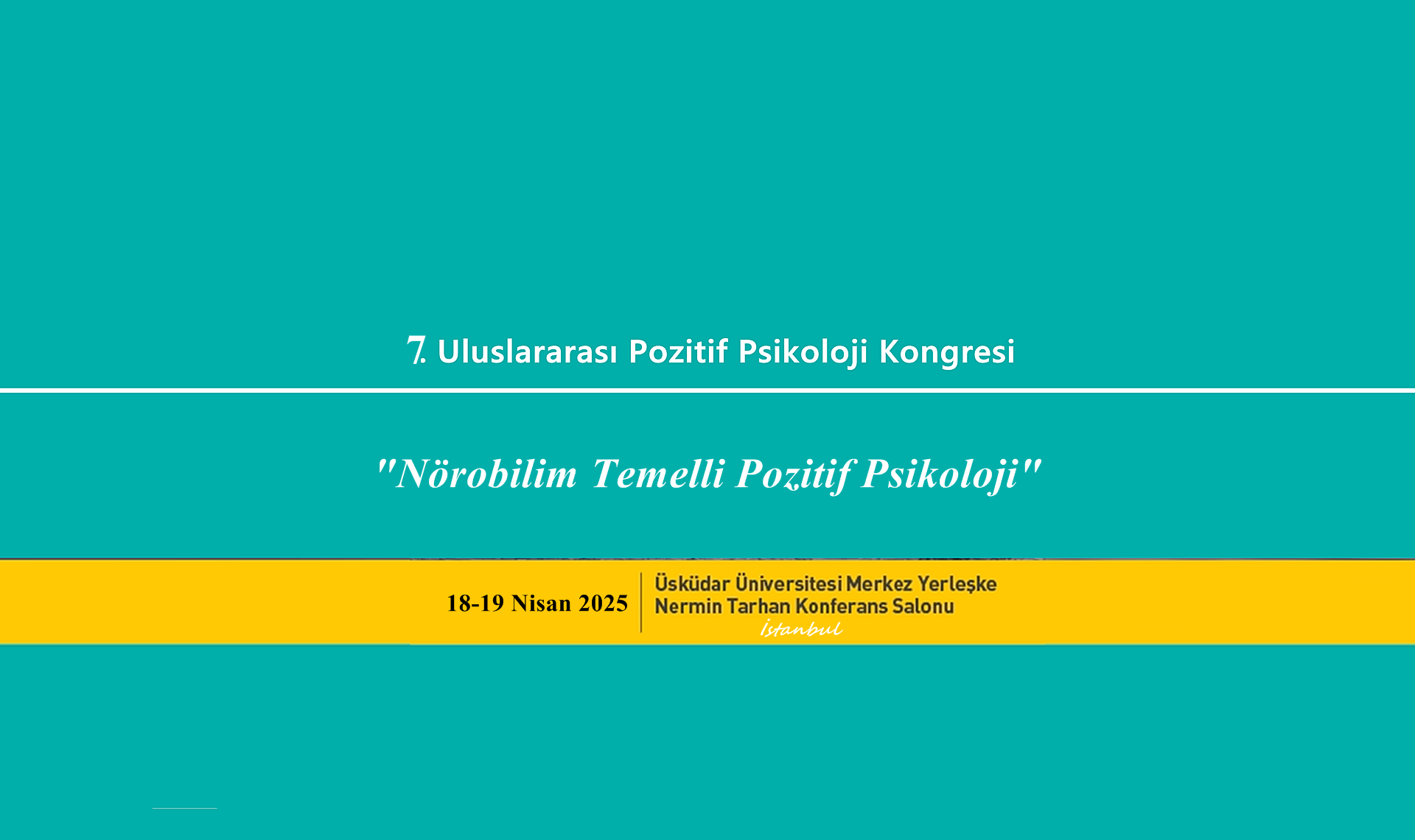 7. Uluslararası Pozitif Psikoloji Kongresi