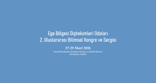 Ege Bölgesi Dişhekimleri Odaları 2. Uluslararası Bilimsel Kongre ve Sergisi
